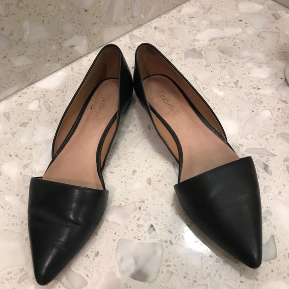 madewell pointy toe flats